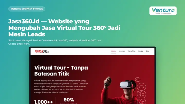 Website Jasa360: Virtual Tour 360° Kini Mudah Dapat Leads