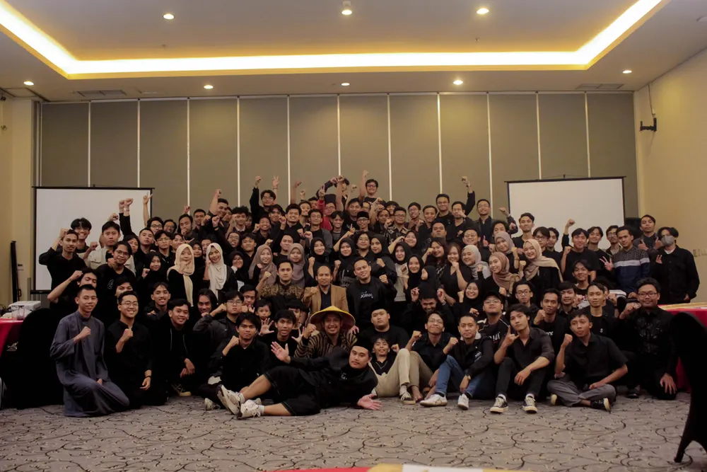 Engineer Venturo dalam acara internal Expert Programmers